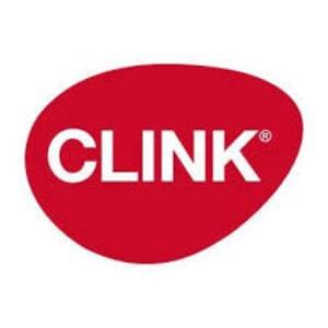 Logo da marca Clink especializada em organizadores de mesa e produtos para escritório